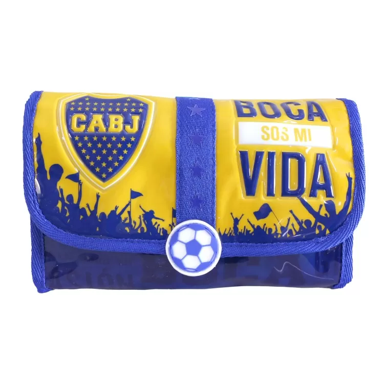 Cartuchera Escolar Cresko 2026 Boca Juniors Desplegable Art.BO455